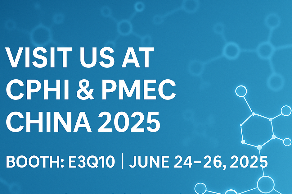 Γνωρίστε μας στο CPHI & PMEC China 2025 - Ανακαλύψτε τα νέα μας APIs & Excipients!