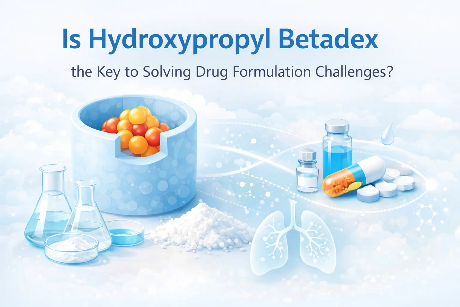 Είναι το Hydroxypropyl Betadex το κλειδί για την επίλυση των προκλήσεων στη σύνθεση φαρμάκων;