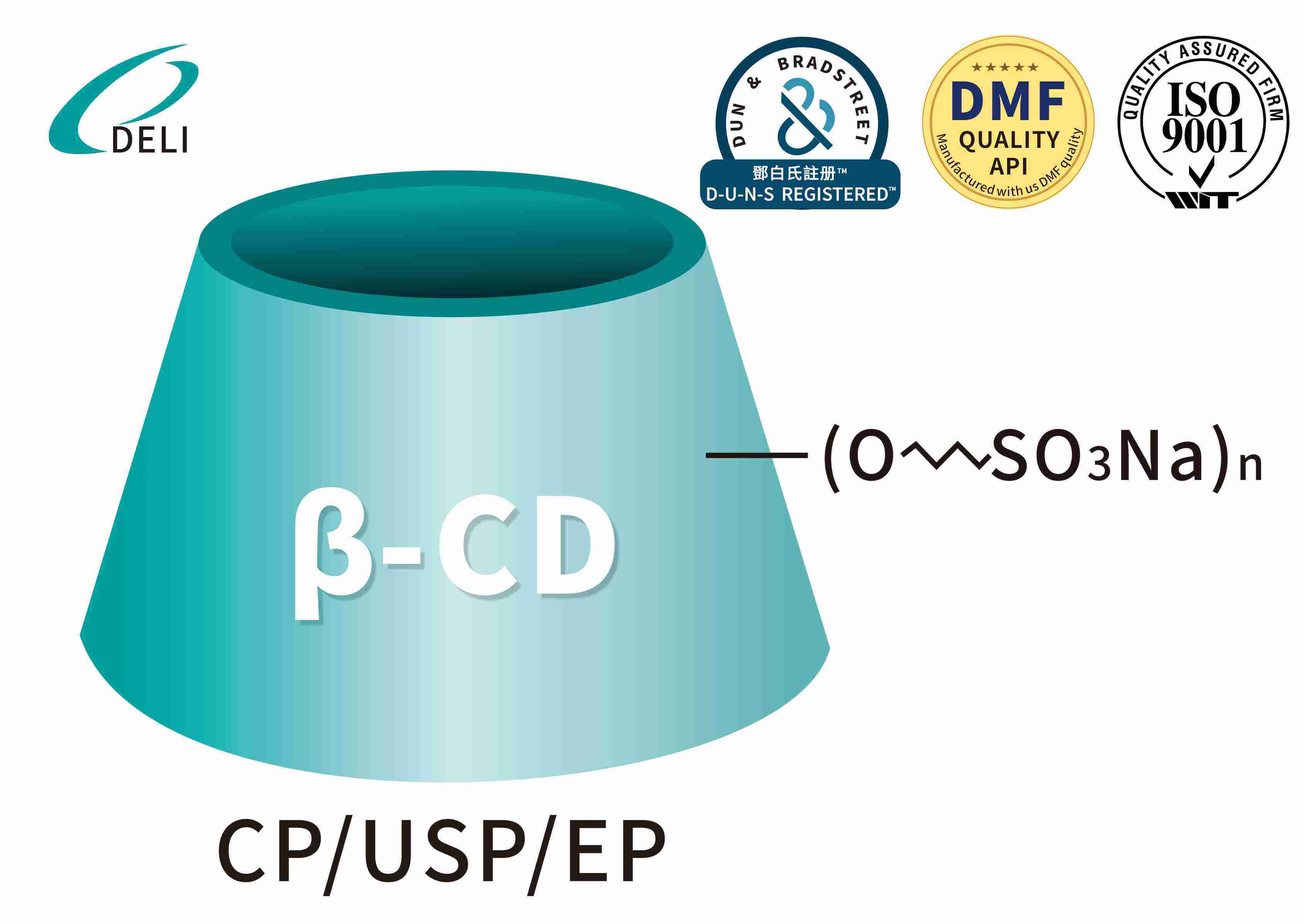 Sulfobutyl Beta Cyclodextrin Sodium CAS NO 182410-00-0